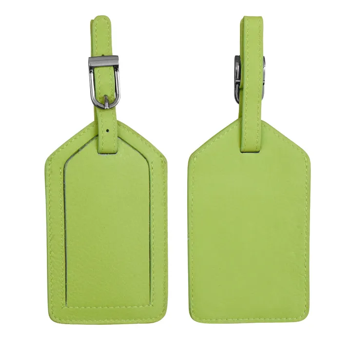 1 Leather Luggage Tag - by ili New York