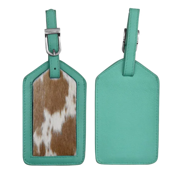 1 Leather Luggage Tag - by ili New York