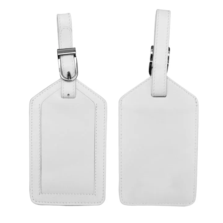 1 Leather Luggage Tag - by ili New York