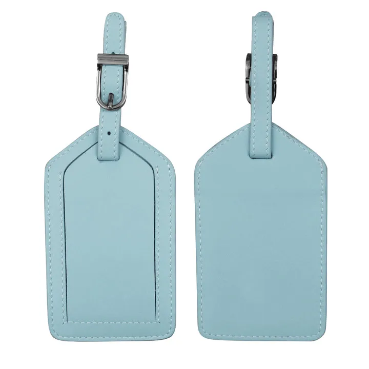 1 Leather Luggage Tag - by ili New York