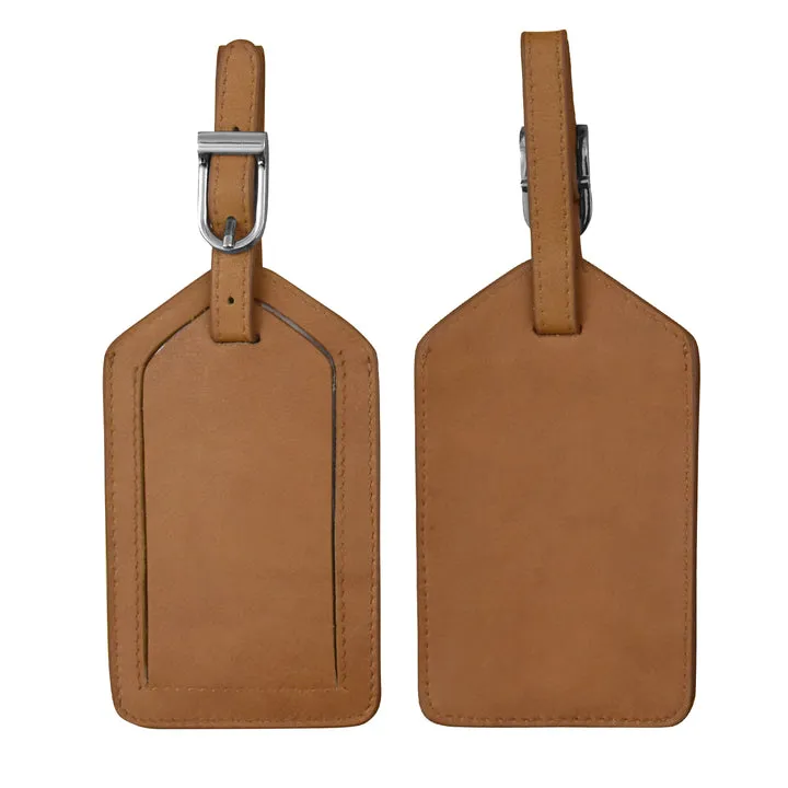 1 Leather Luggage Tag - by ili New York