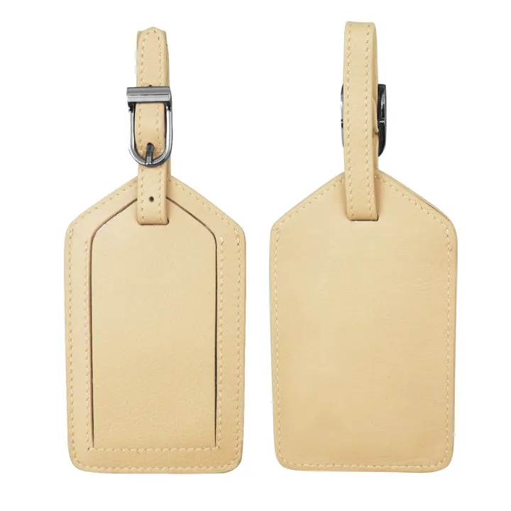 1 Leather Luggage Tag - by ili New York
