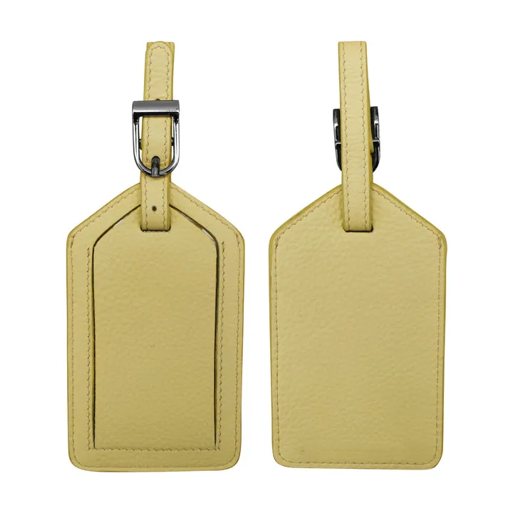 1 Leather Luggage Tag - by ili New York