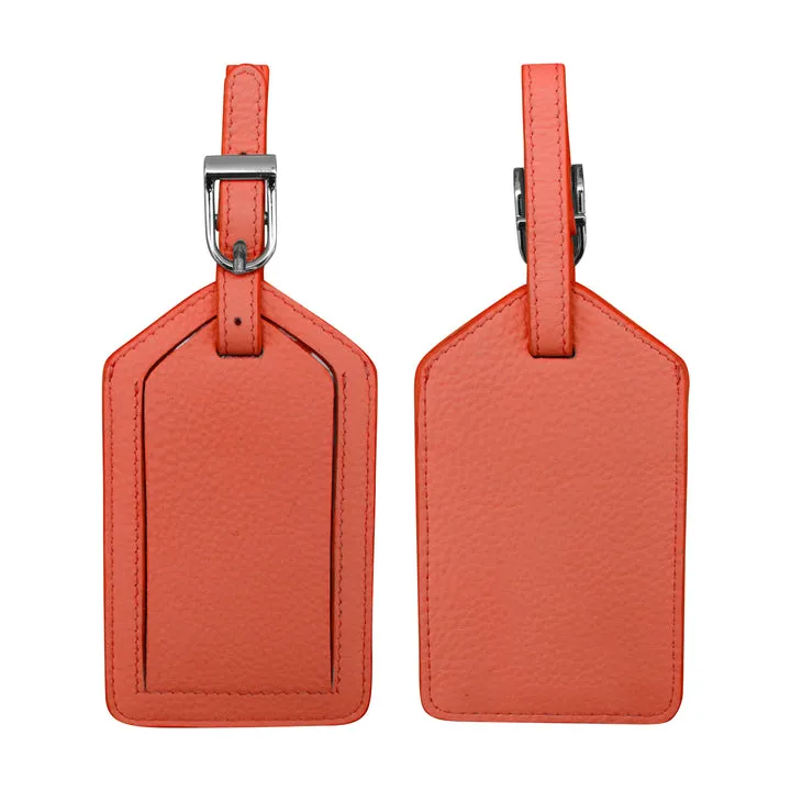 1 Leather Luggage Tag - by ili New York