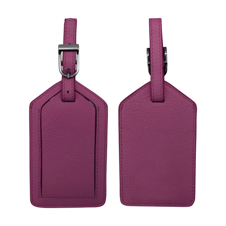 1 Leather Luggage Tag - by ili New York