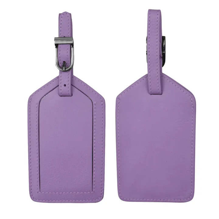 1 Leather Luggage Tag - by ili New York