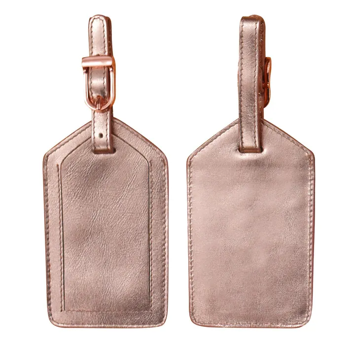 1 Leather Luggage Tag - by ili New York