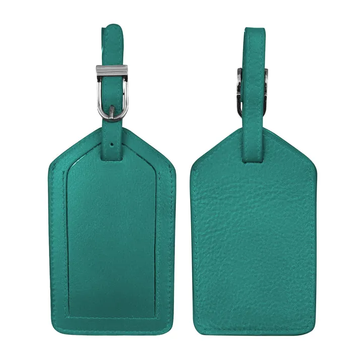 1 Leather Luggage Tag - by ili New York