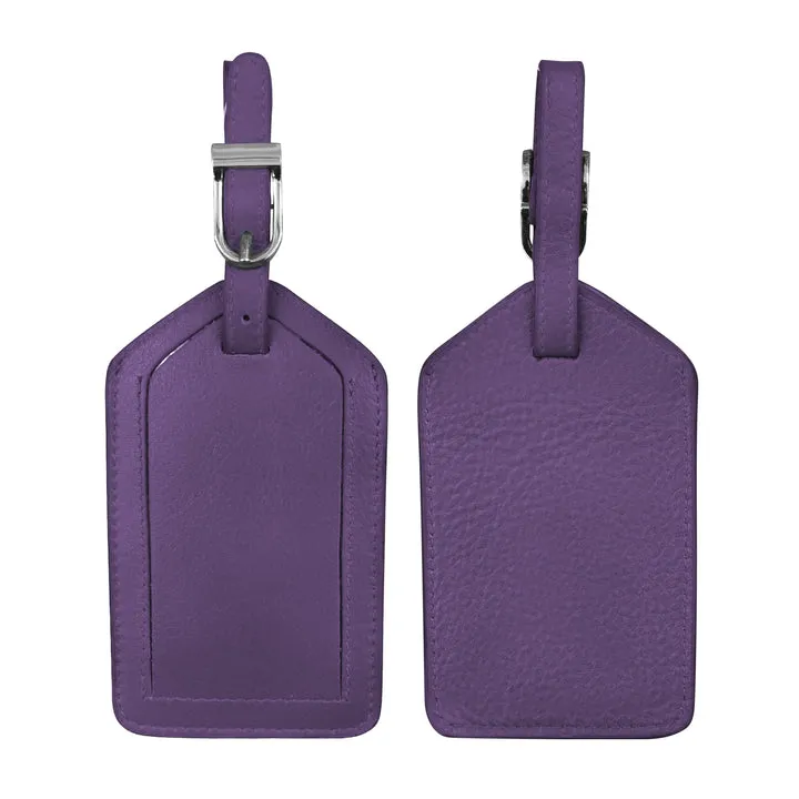 1 Leather Luggage Tag - by ili New York