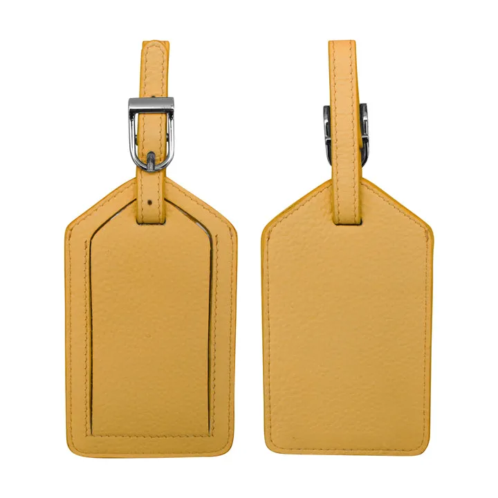 1 Leather Luggage Tag - by ili New York