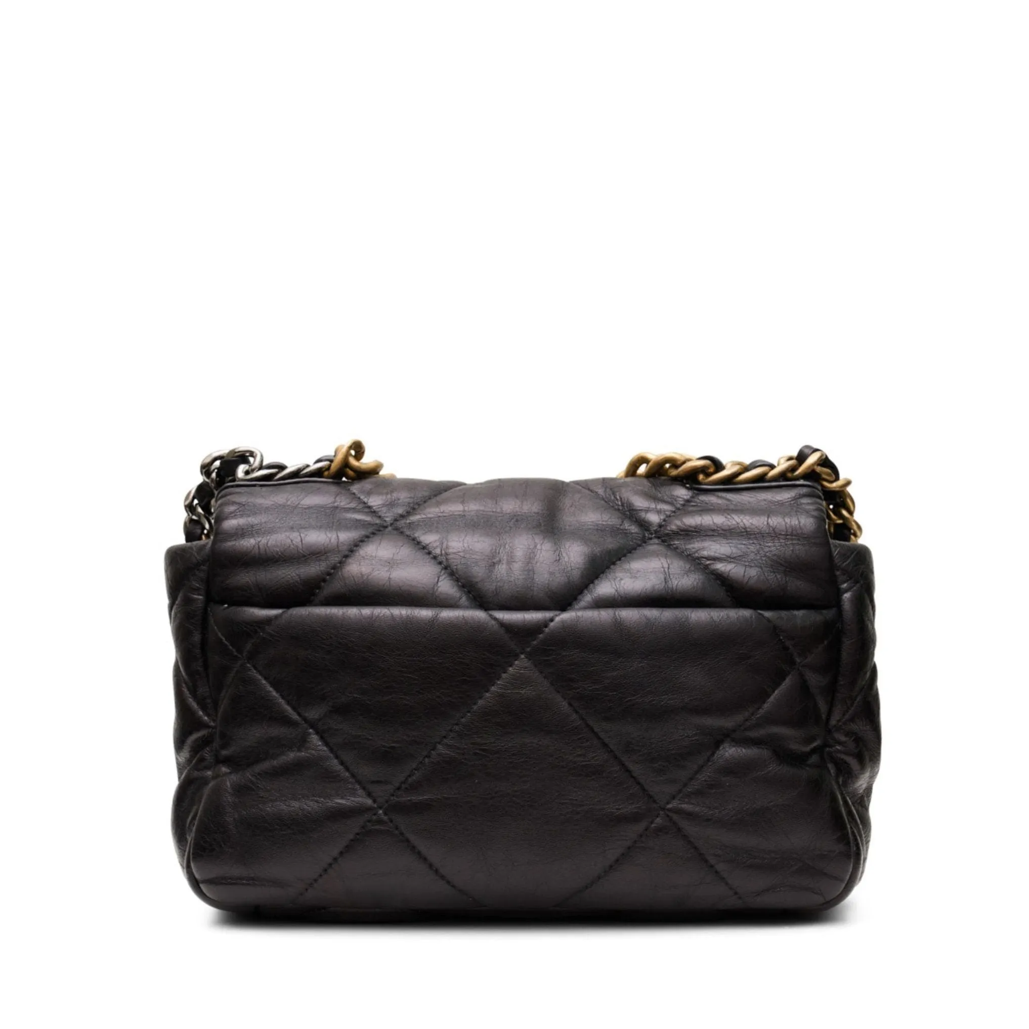 19 Flap Bag Black