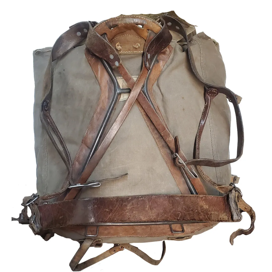 1930's Swedish Canvas Rucksack