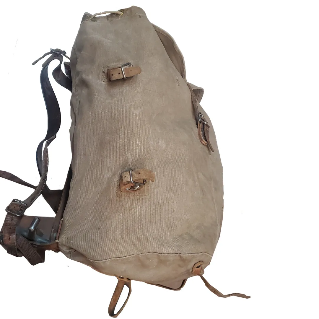1930's Swedish Canvas Rucksack