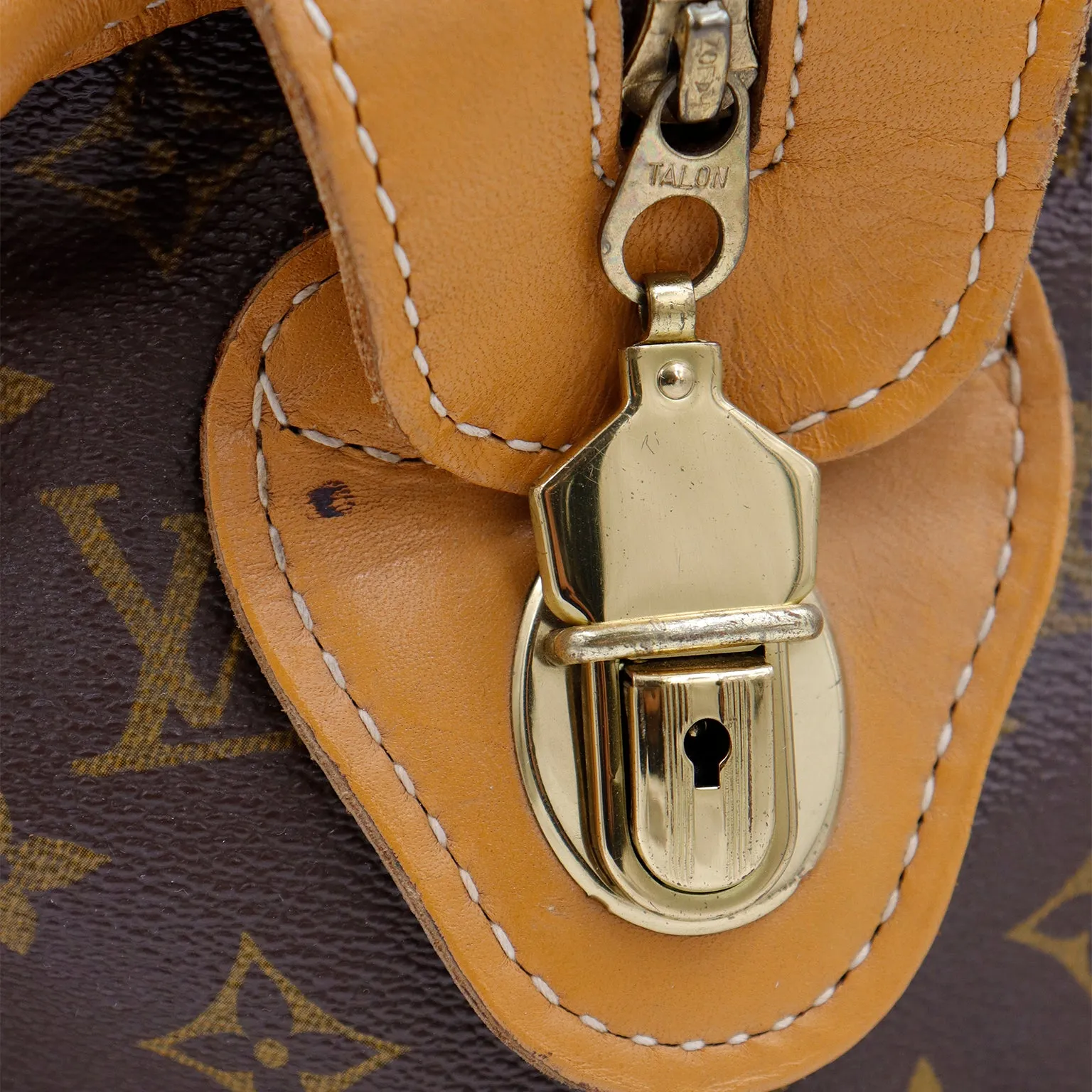 1980s Louis Vuitton Vintage Monogram Weekender Luggage Travel Bag