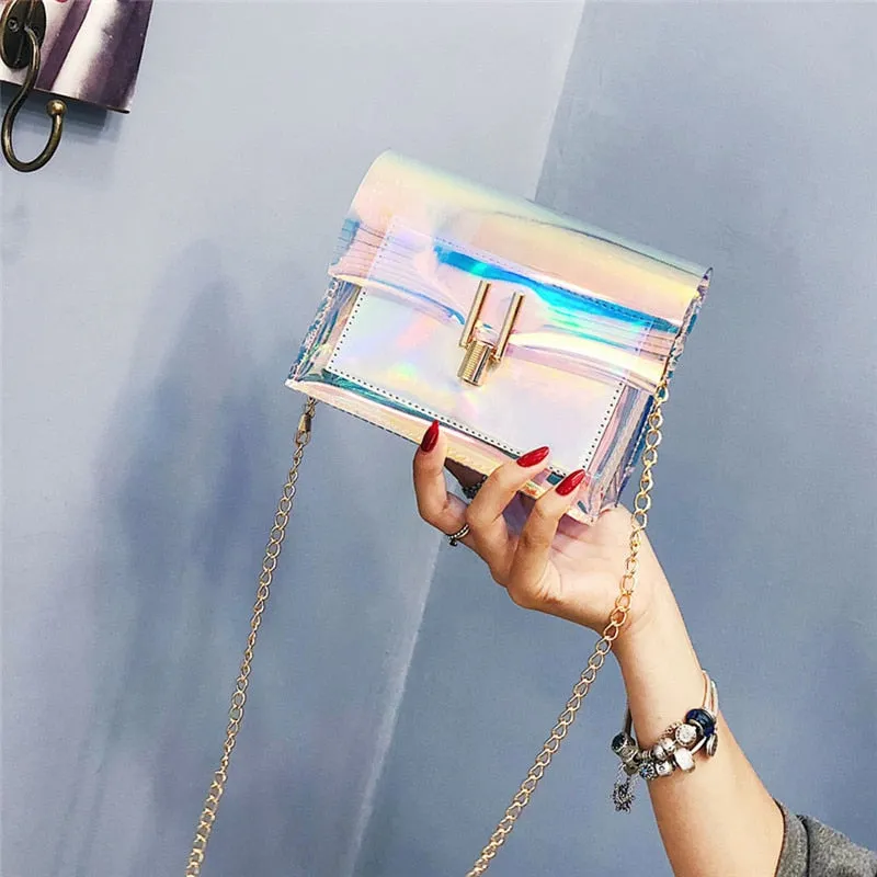 2018 Maison Fabre Fashion Women Laser Transparent Crossbody Bags Messenger Shoulder Bag Beach Bag  p#dropship