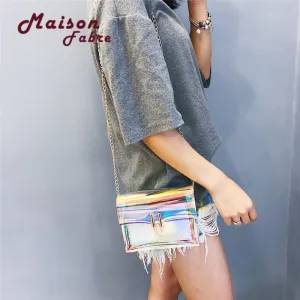 2018 Maison Fabre Fashion Women Laser Transparent Crossbody Bags Messenger Shoulder Bag Beach Bag  p#dropship