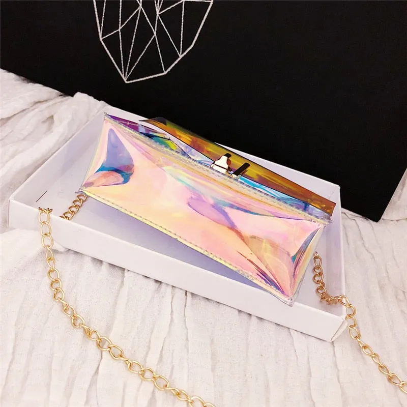 2018 Maison Fabre Fashion Women Laser Transparent Crossbody Bags Messenger Shoulder Bag Beach Bag  p#dropship