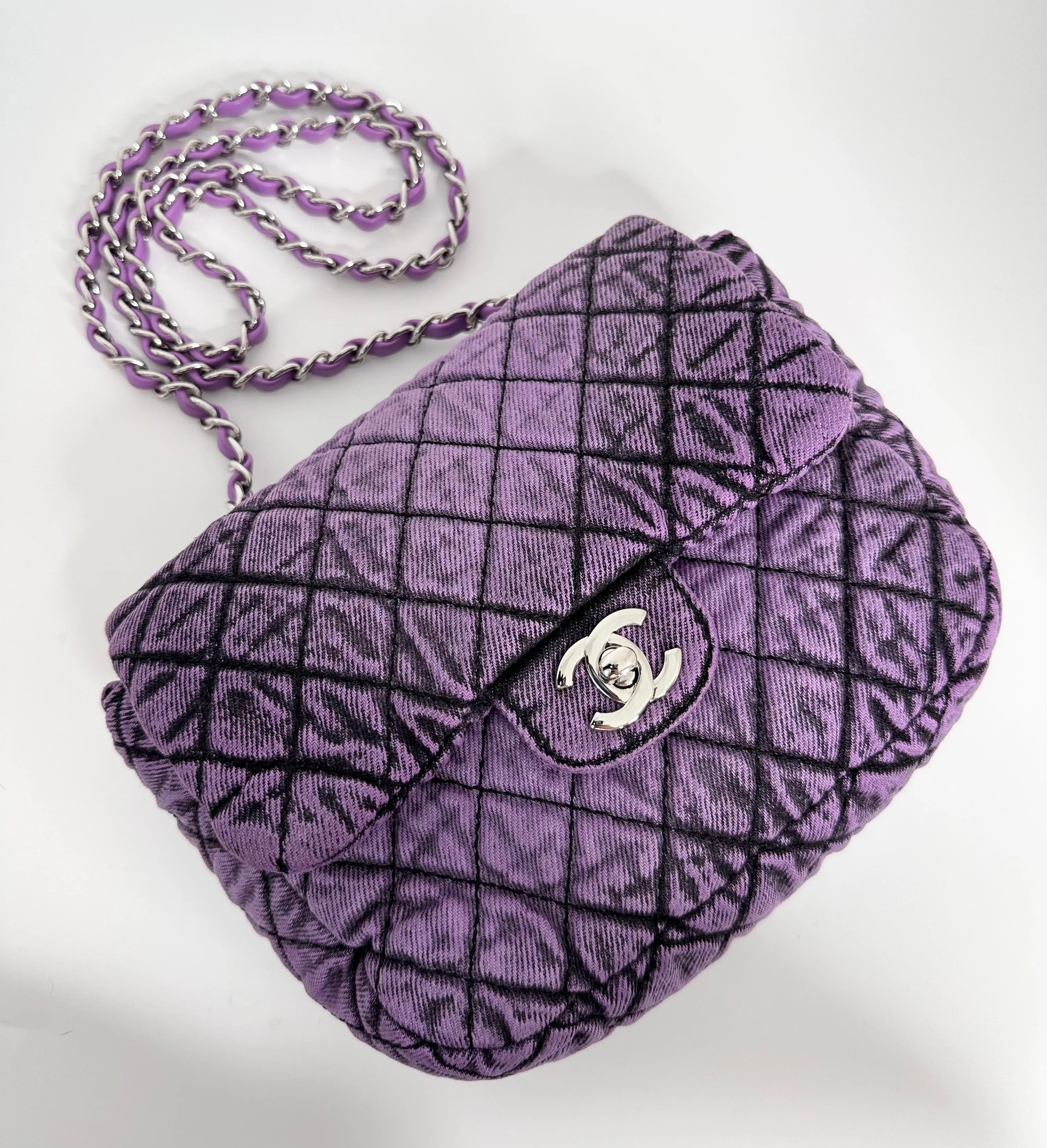 2020 Mini Denimpression Flap Bag