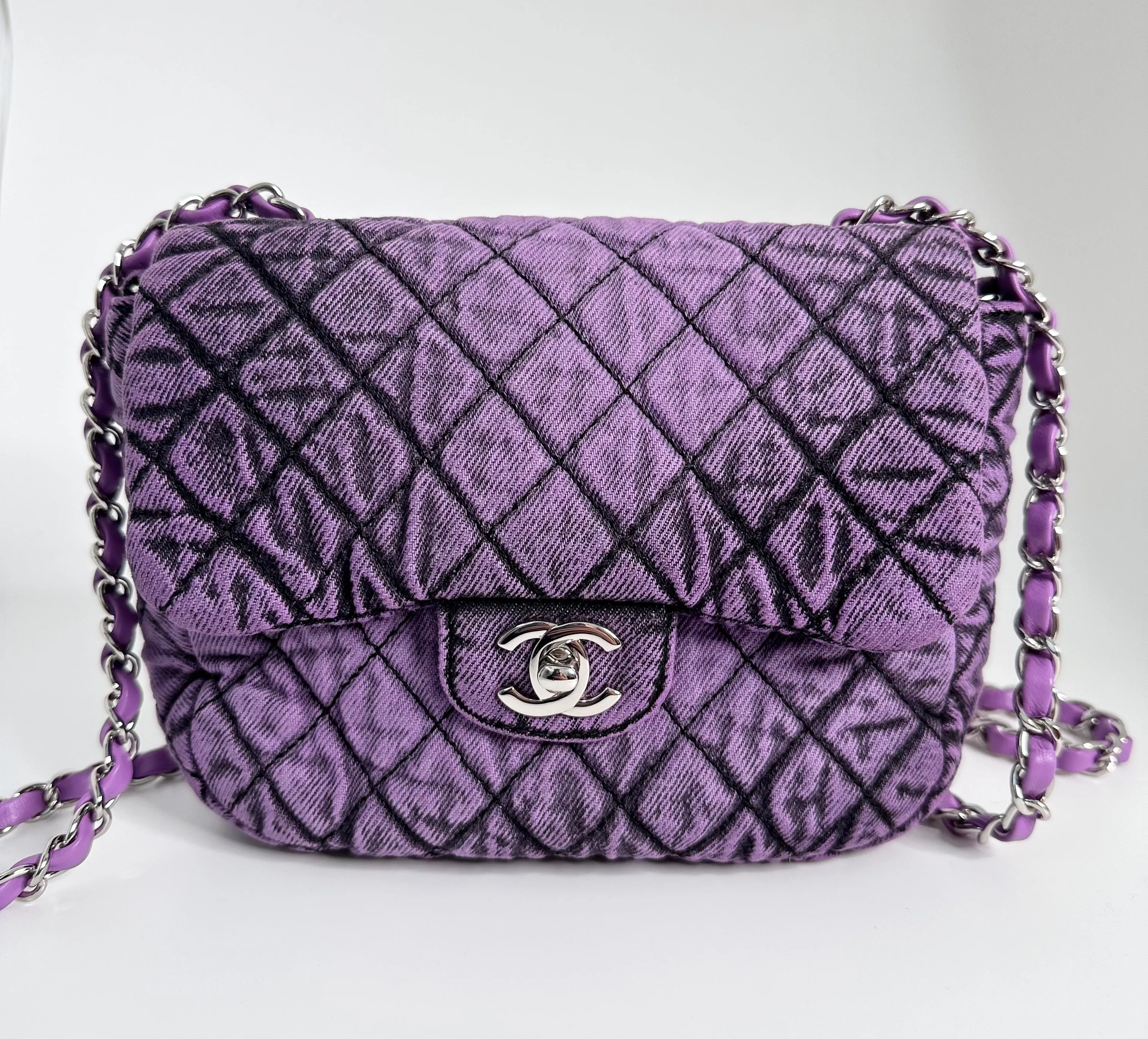 2020 Mini Denimpression Flap Bag