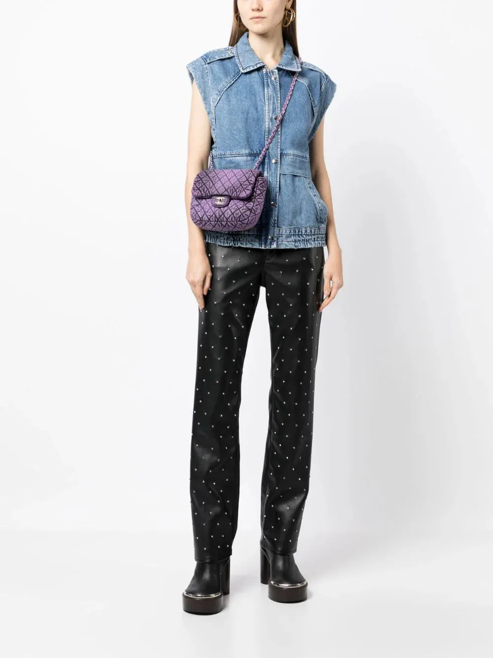 2020 Mini Denimpression Flap Bag
