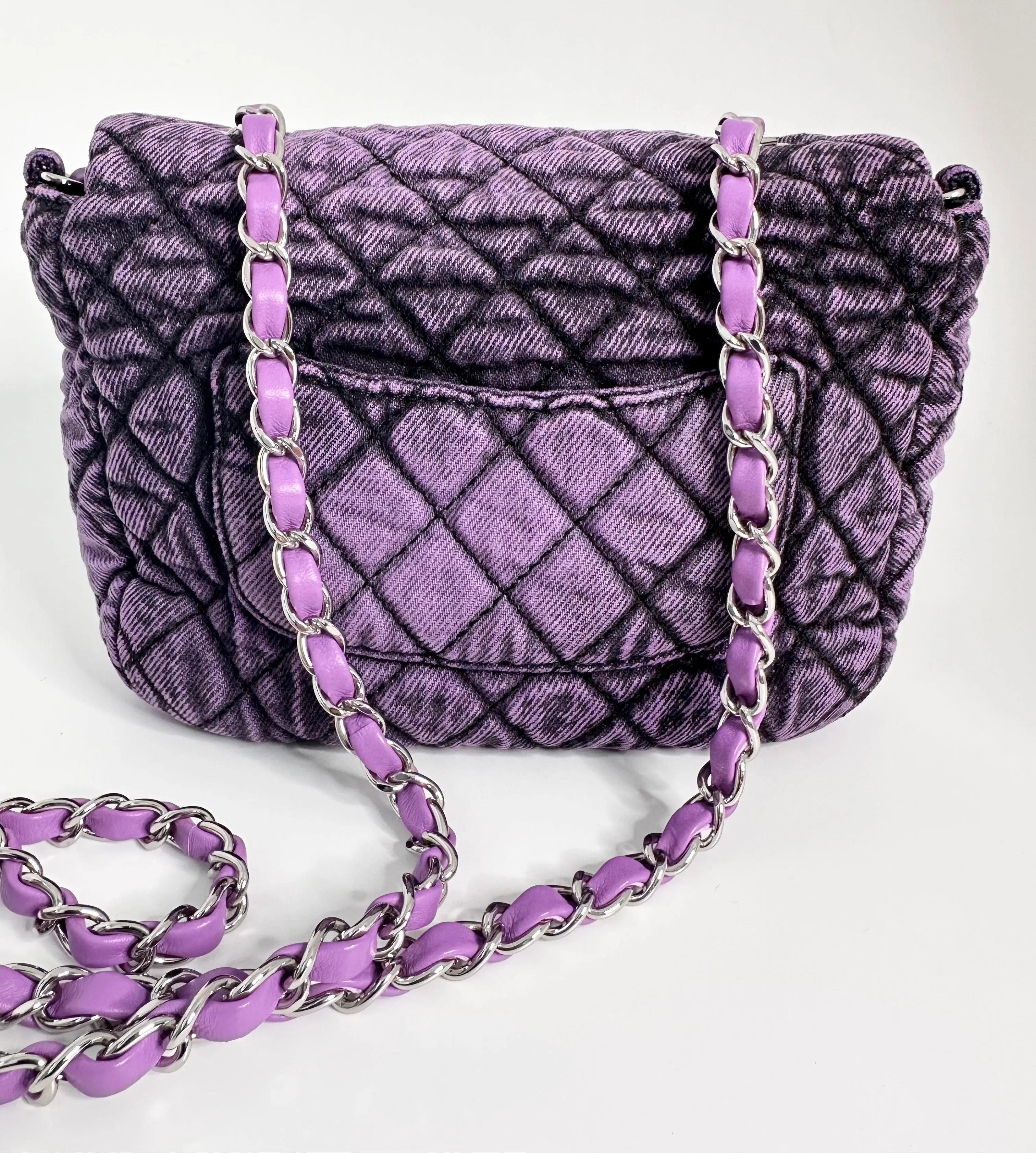 2020 Mini Denimpression Flap Bag