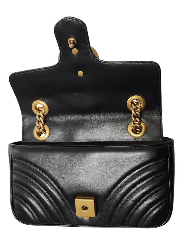446744 GG Marmont Matelasse mini cross bag