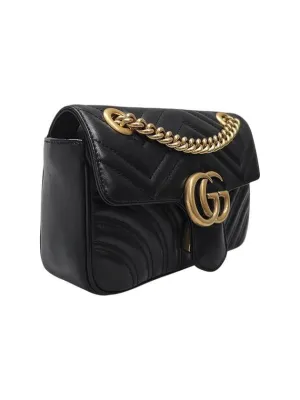 446744 GG Marmont Matelasse mini cross bag