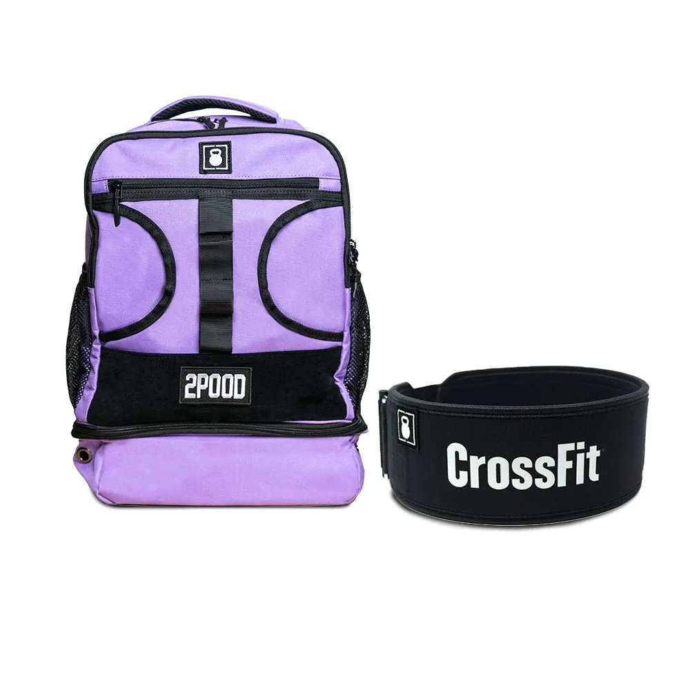 4" CrossFit Black Belt & Backpack 3.0 Bundle