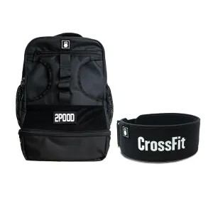 4" CrossFit Black Belt & Backpack 3.0 Bundle