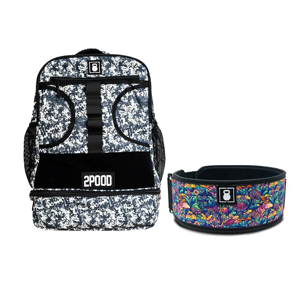 4" Magic Mushroom Belt & Backpack 3.0 Bundle