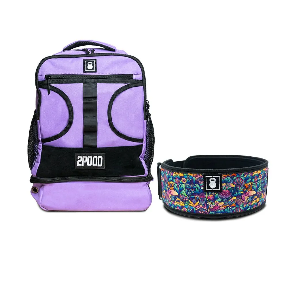 4" Magic Mushroom Belt & Backpack 3.0 Bundle