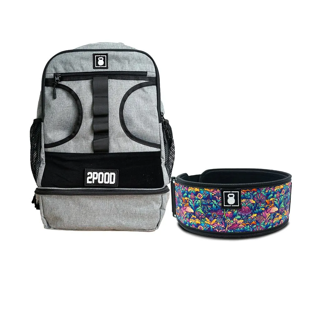 4" Magic Mushroom Belt & Backpack 3.0 Bundle