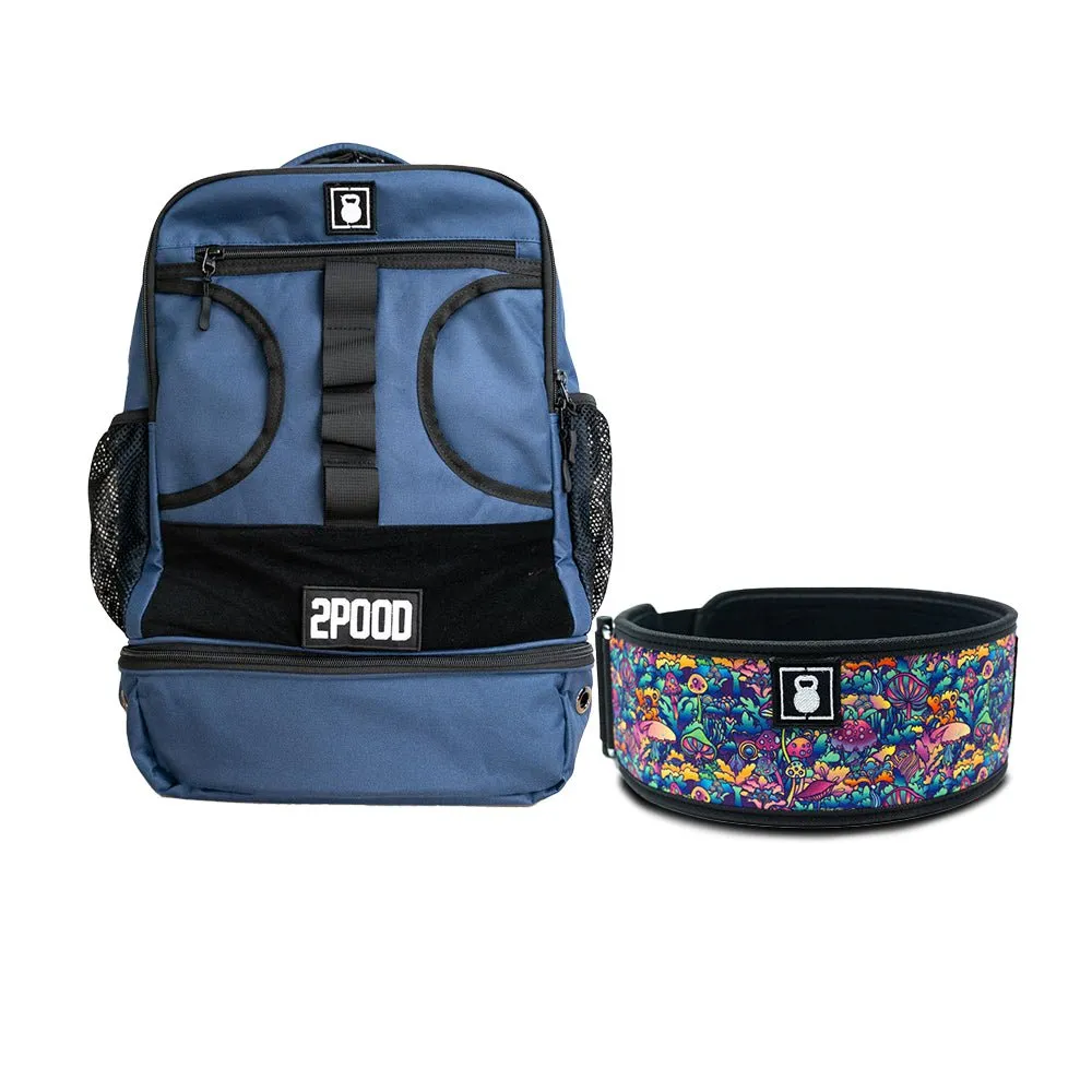 4" Magic Mushroom Belt & Backpack 3.0 Bundle