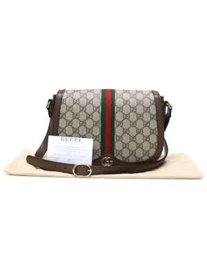 601044 GG Supreme Canvas WEB Ophidia Small Cross Bag