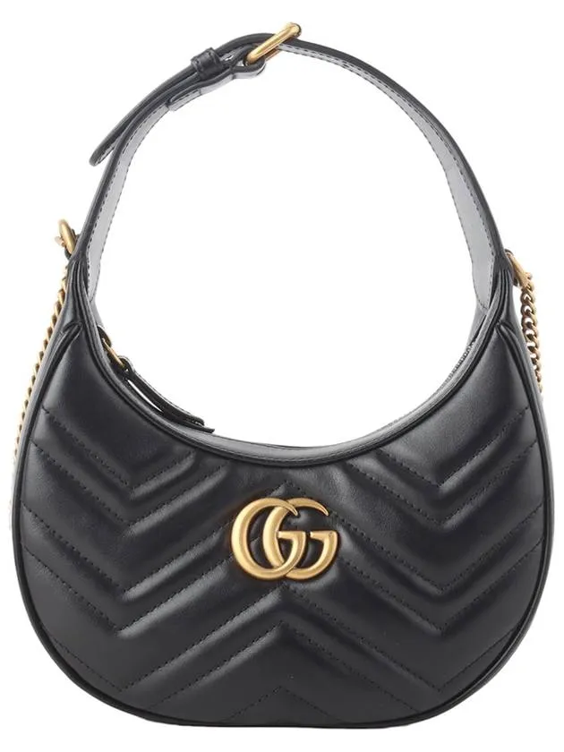 699514 GG Marmont Half Moon Hobo Mini Shoulder Bag 34222K 1