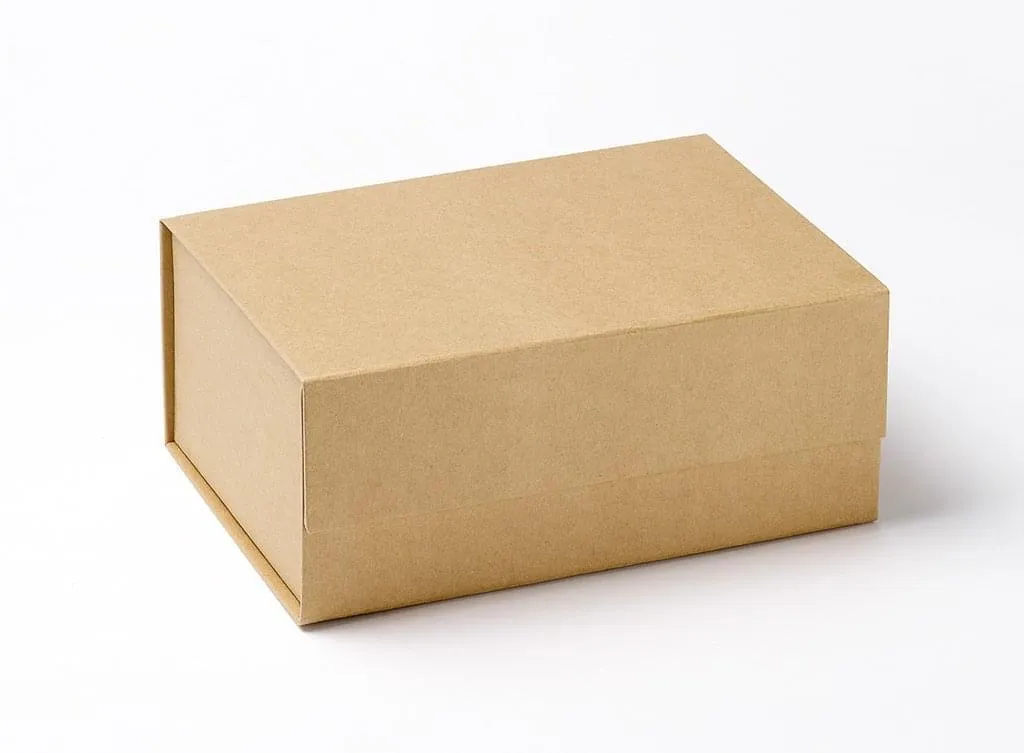 A5 Deep Natural Kraft Luxury Gift box without magnets (Pack of 12)