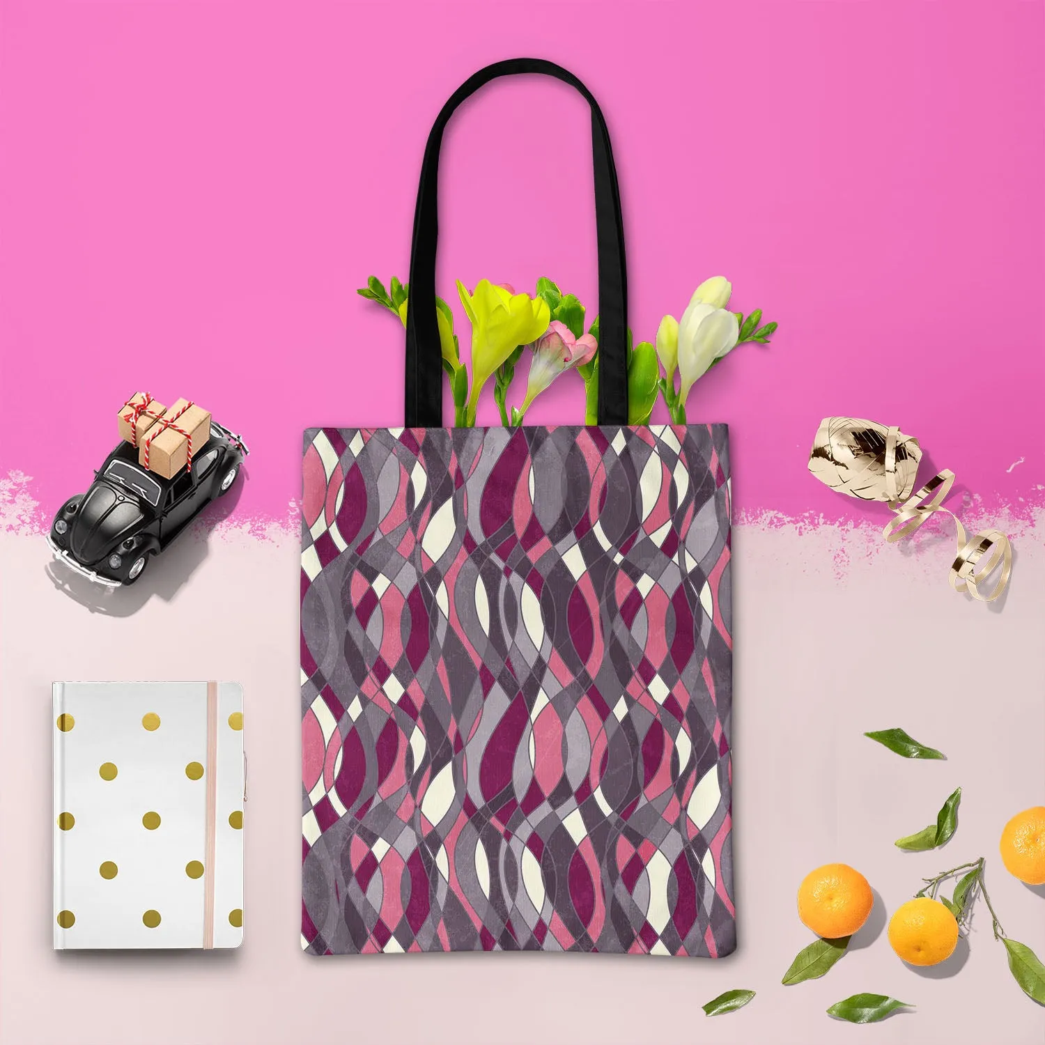Abstract Grunge Art Tote Bag Shoulder Purse | Multipurpose