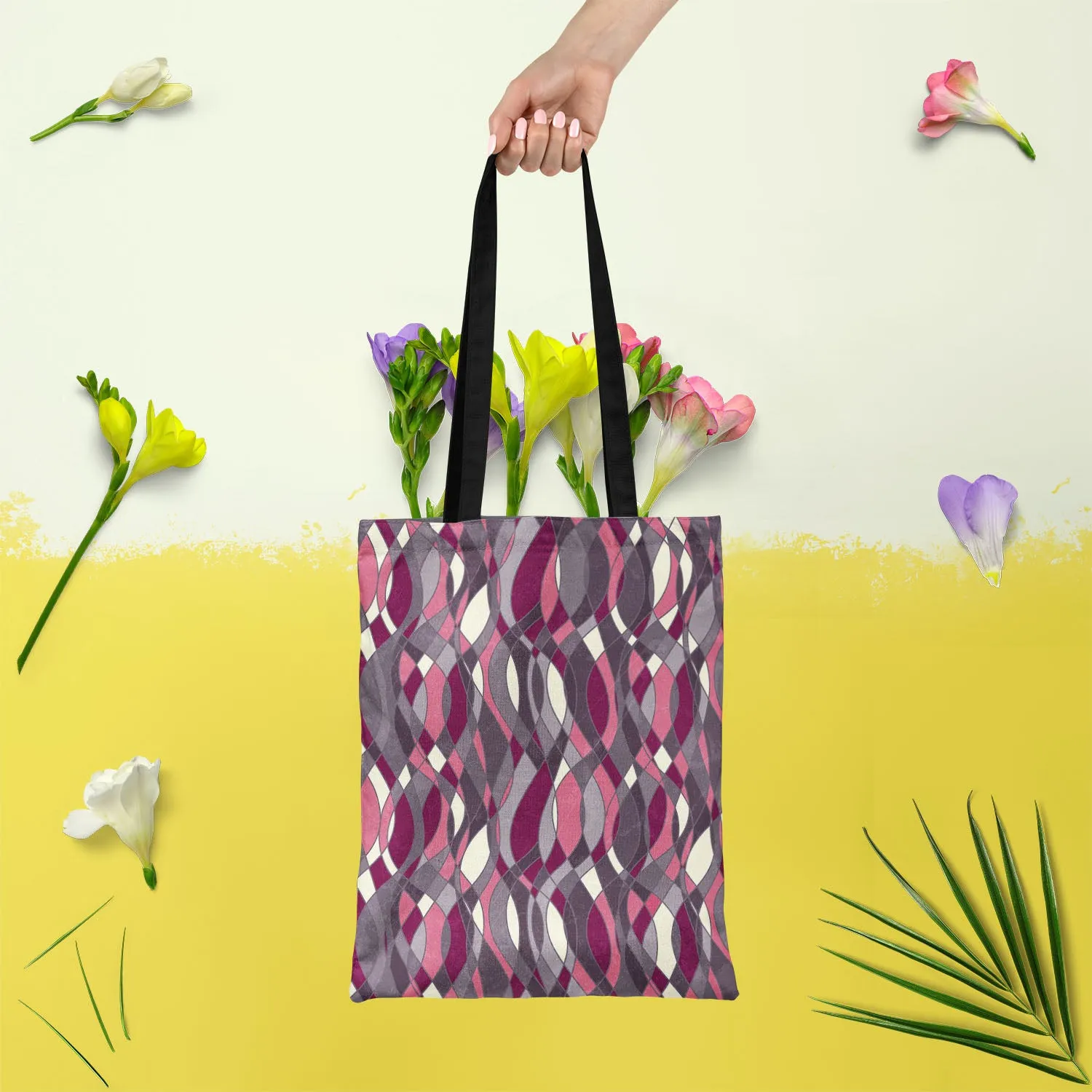 Abstract Grunge Art Tote Bag Shoulder Purse | Multipurpose
