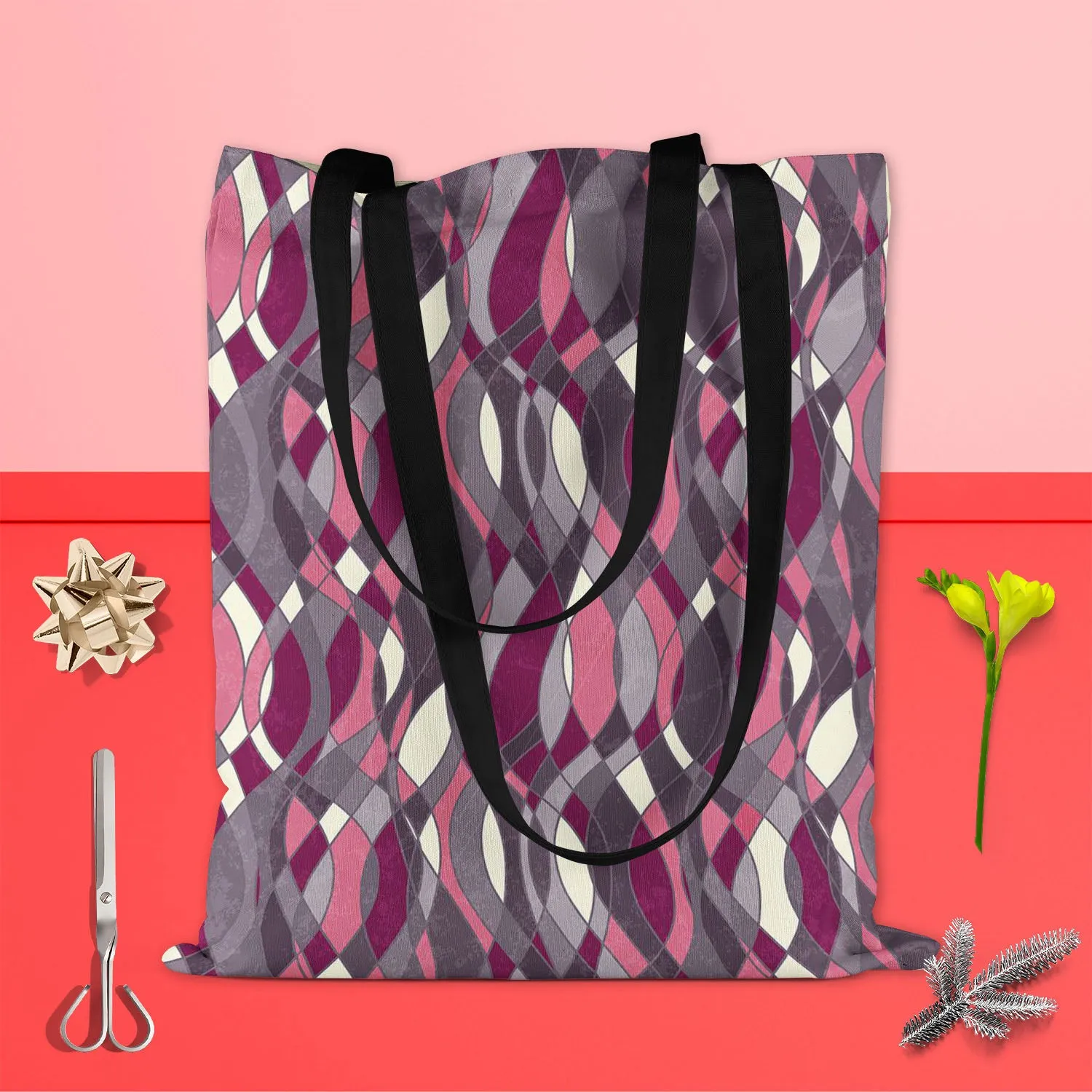 Abstract Grunge Art Tote Bag Shoulder Purse | Multipurpose
