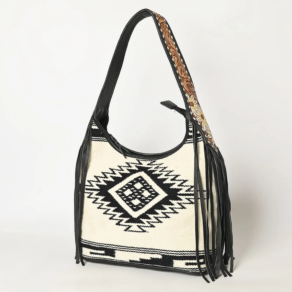 ADBG1390A American Darling Hand Tooled Saddle Blanket Genuine Leather Women Bag Western Handbag Purse