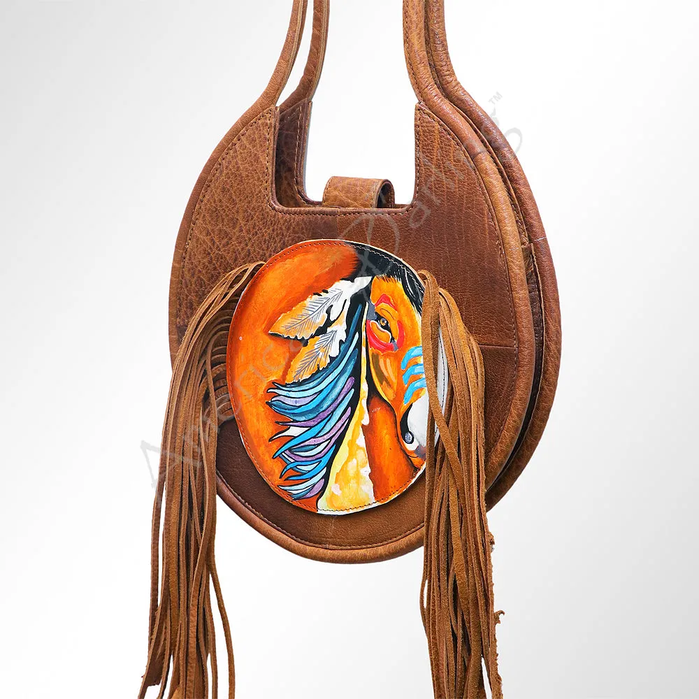 American Darling ADBGM152 Hobo Genuine Leather Women Bag Western Handbag Purse
