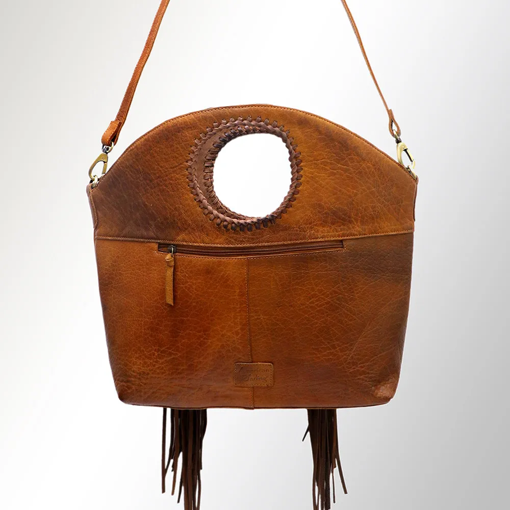 American Darling ADBGM257A Bucket Genuine Leather Women Bag Western Handbag Purse