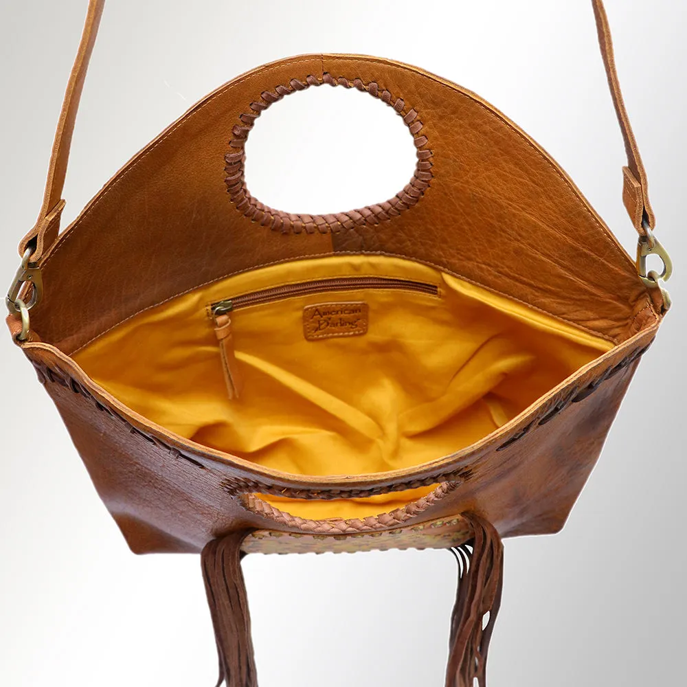 American Darling ADBGM257A Bucket Genuine Leather Women Bag Western Handbag Purse