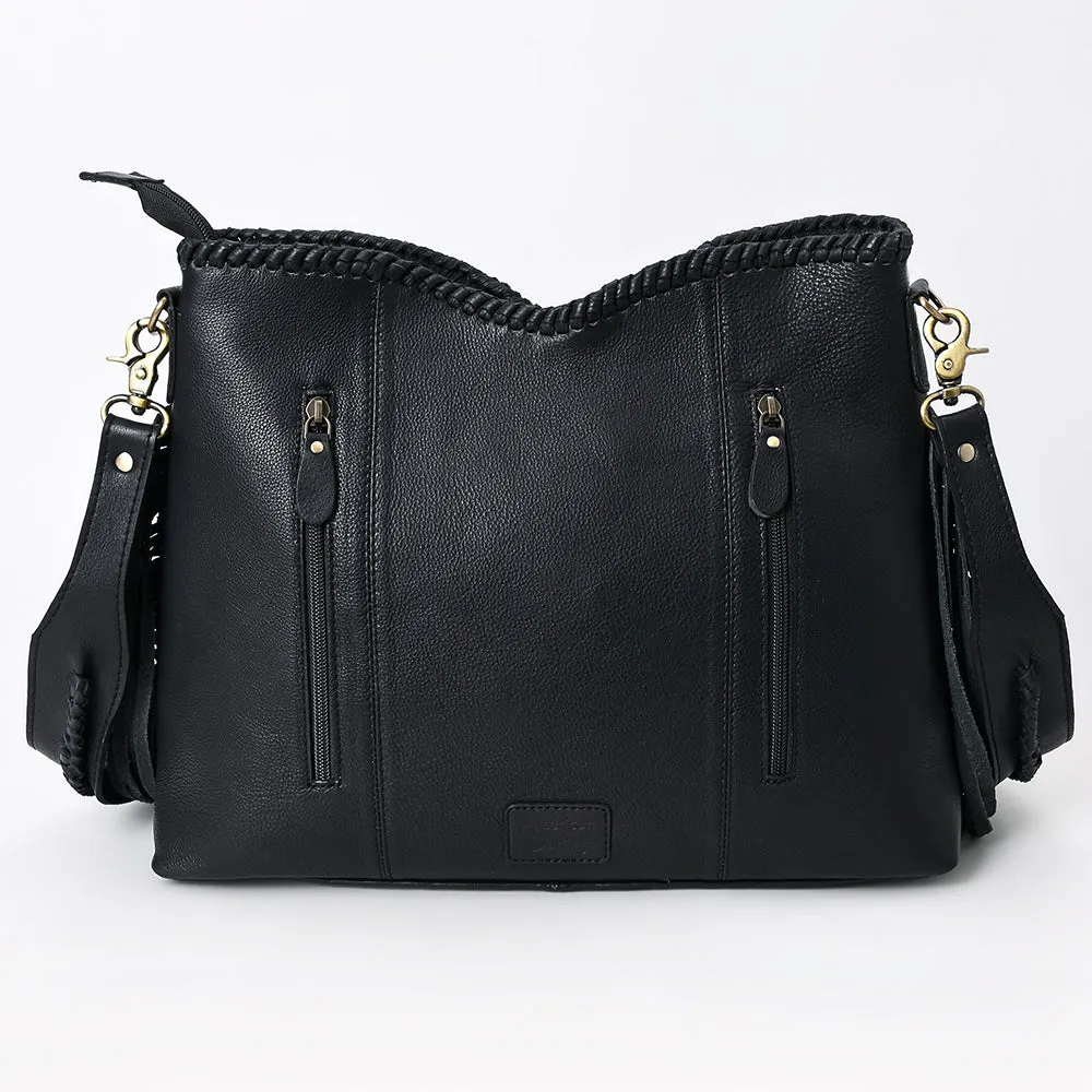 American Darling Hobo Beautifully Hand Tooled Hair-On Genuine Leather women bag western handbag purse