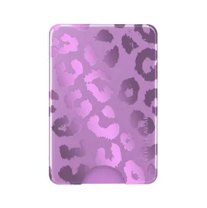 Amethyst Leopard MagSafe Wallet