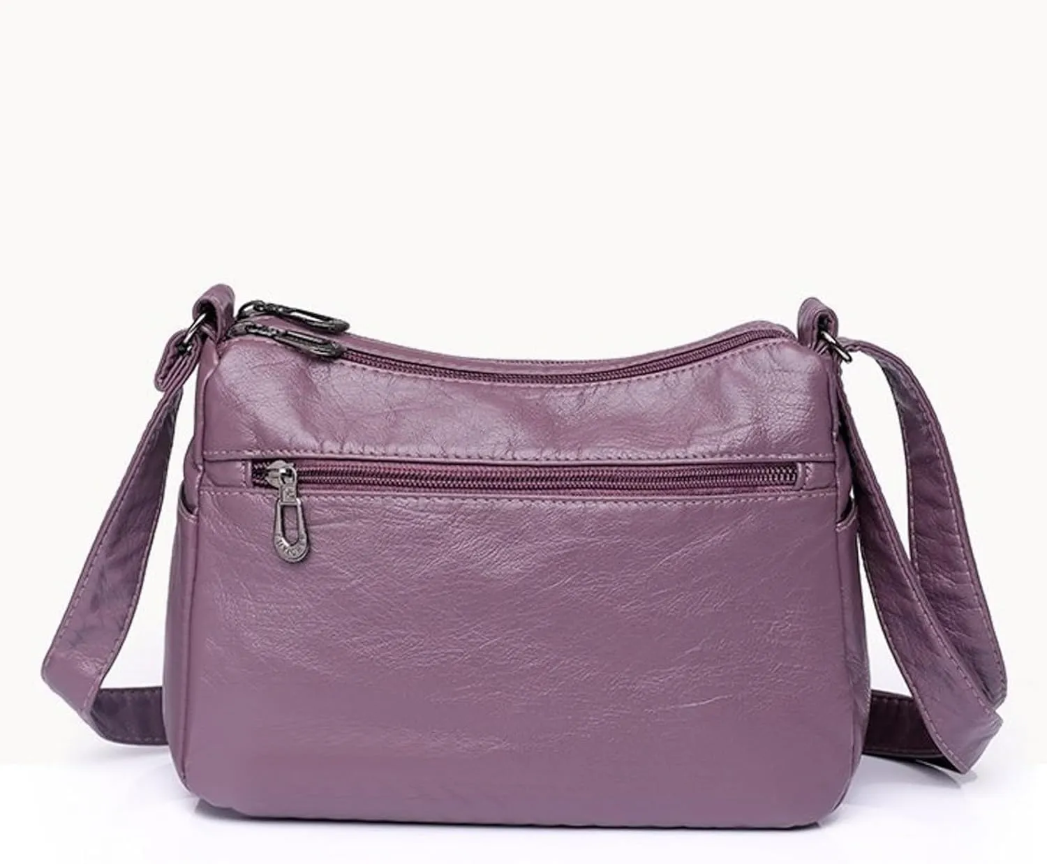 Anti Theft Crossbody Bags for Women Lightweight Quilted Fabric Handbags for Women Womens Vacation Shoulder Bag(Purple)