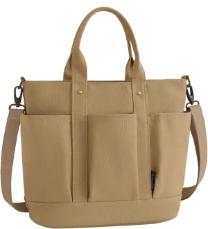 Anti Theft Shoulder Bags for Woman Waterproof Nylon Crossbody Bags for Woman Trendy Womens Vacation Shoulder Bag(Brown)