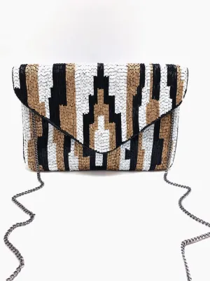 Art Dec Handmade Beaded Women's Clutch Bag
