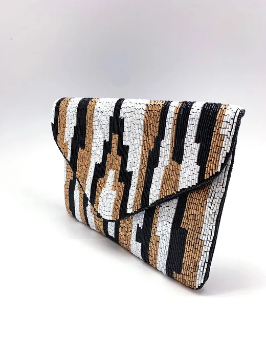 Art Dec Handmade Beaded Women's Clutch Bag