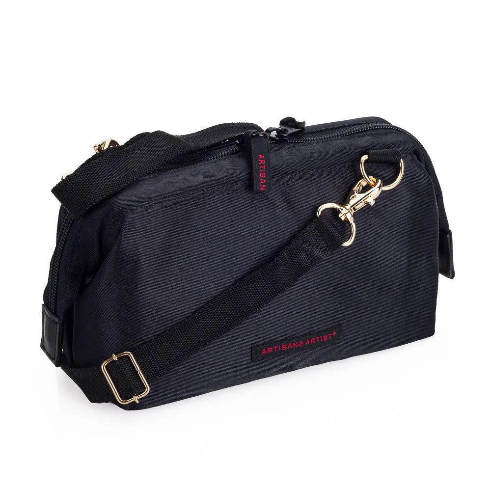 Artisan & Artist* 3WC-PR012 Black Canvas Bag